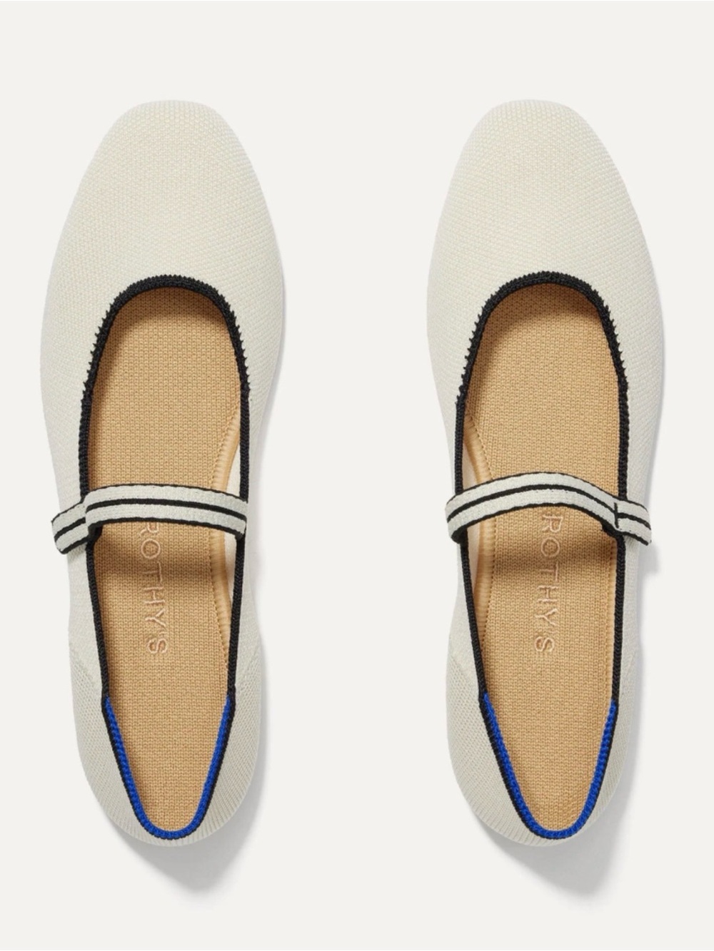• ROTHY'S • The Square Mary Jane Flat Shoes • EUC • - Picture 6 of 8
